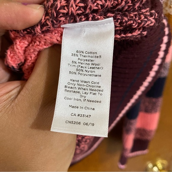 XL Petite Talbots striped multicolor sweater - Picture 8 of 10